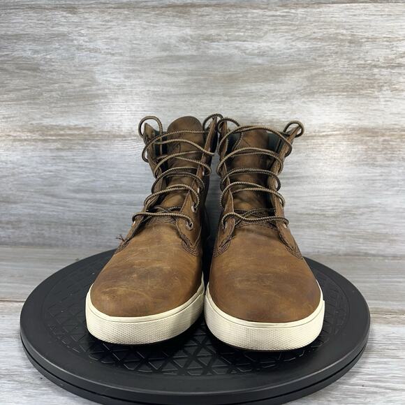 TIMBERLAND Women's Earthkeepers Brown Leather Chukka Boots Size US 8 - Picture 2 of 8